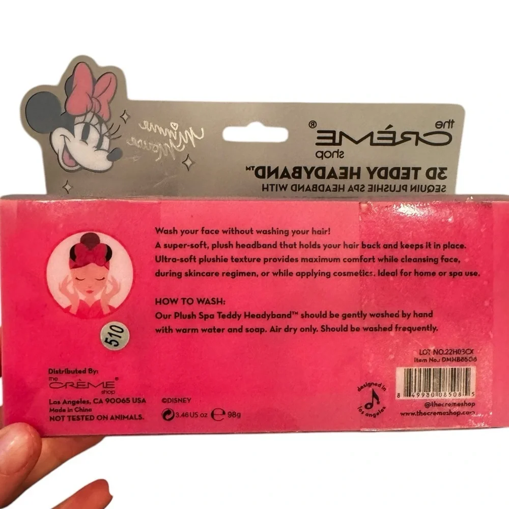 🌼Minnie Mouse spa headband